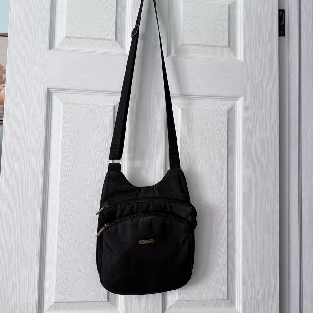 Travelon Black Crossbody Bag Purse Adjustable